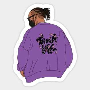 Lewis Hamilton- F*ck Off Sweater Sticker